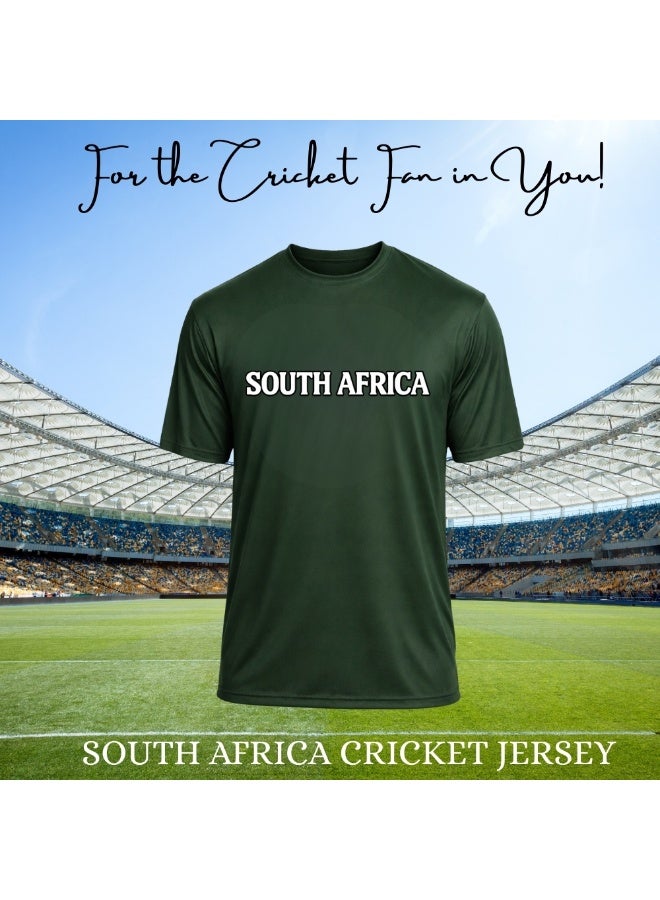 South Africa jersey for Adults - South Africa Sports Dry-Fit T-Shirt for Men and Women - South Africa Sports Team Jersey For unisex Adults - Perfect for Sports Matches and Everyday Wear - Image 5